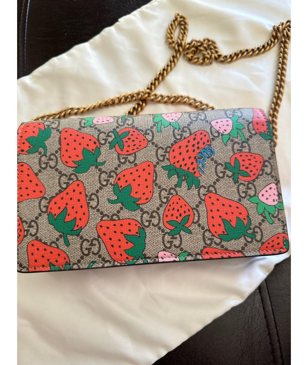 GUCCI Кожаная сумка через плечо, фото 6