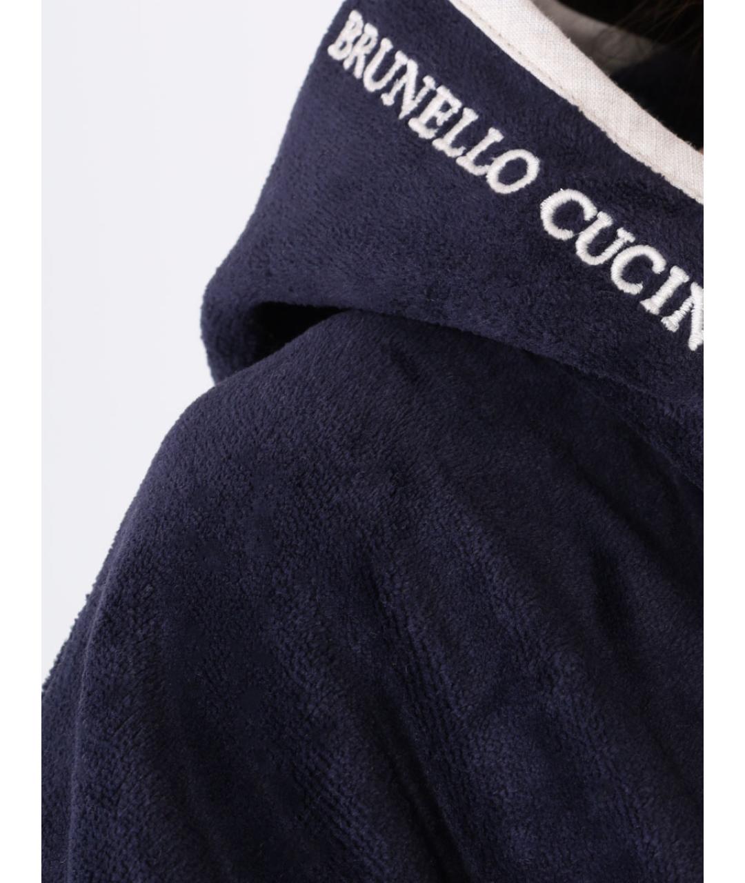 BRUNELLO CUCINELLI Синий халаты, фото 4