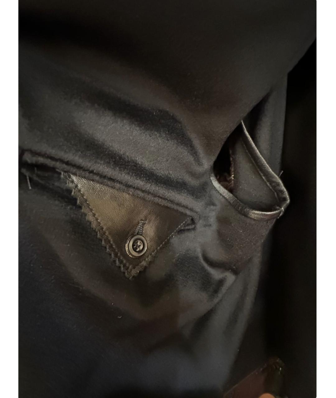 MASSIMO SFORZA Черная кожаная куртка, фото 8