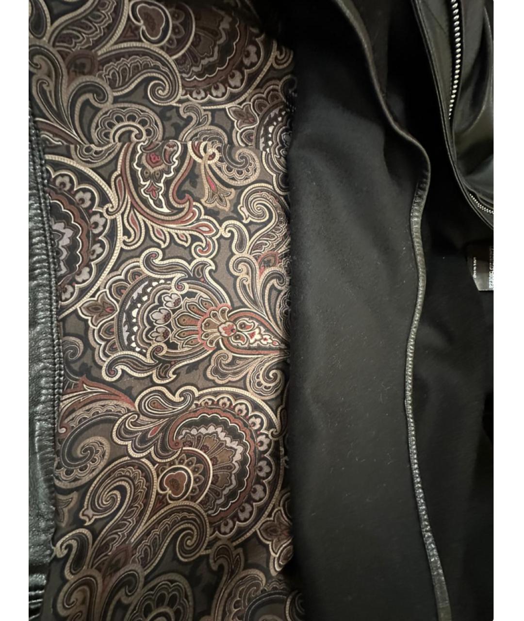 MASSIMO SFORZA Черная кожаная куртка, фото 6