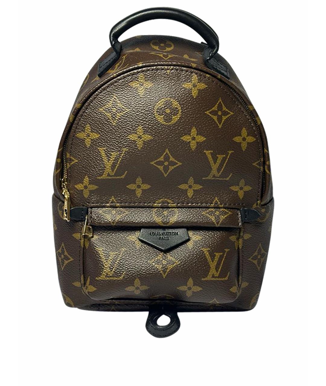 LOUIS VUITTON Коричневый кожаный рюкзак, фото 1