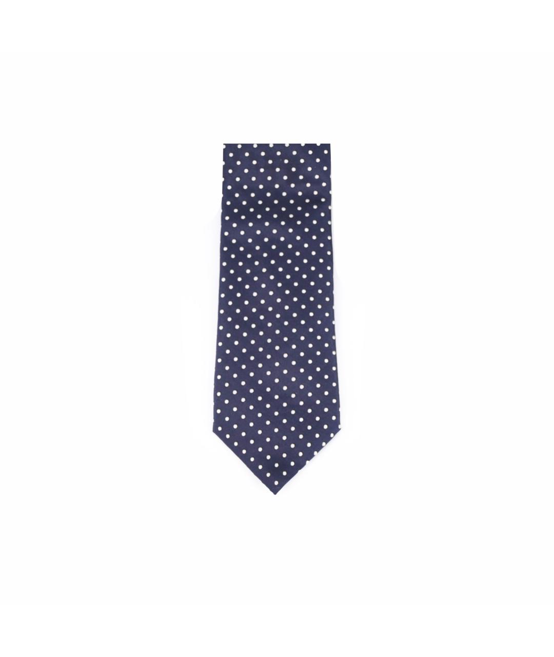 CANALI Синий шелковый галстук, фото 1