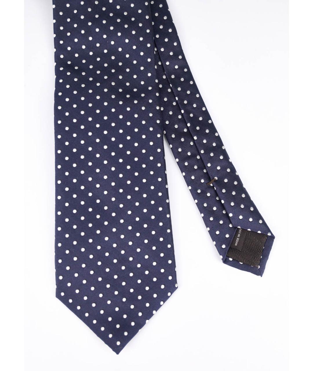 CANALI Синий шелковый галстук, фото 2