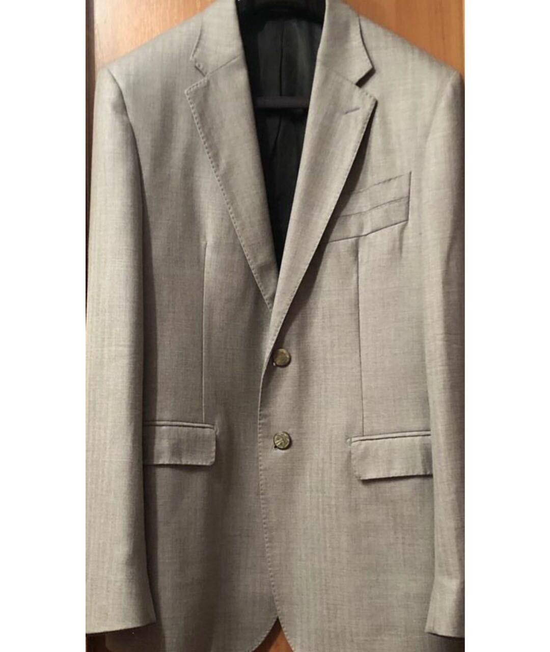 BILLIONAIRE Серый шерстяной пиджак, фото 4