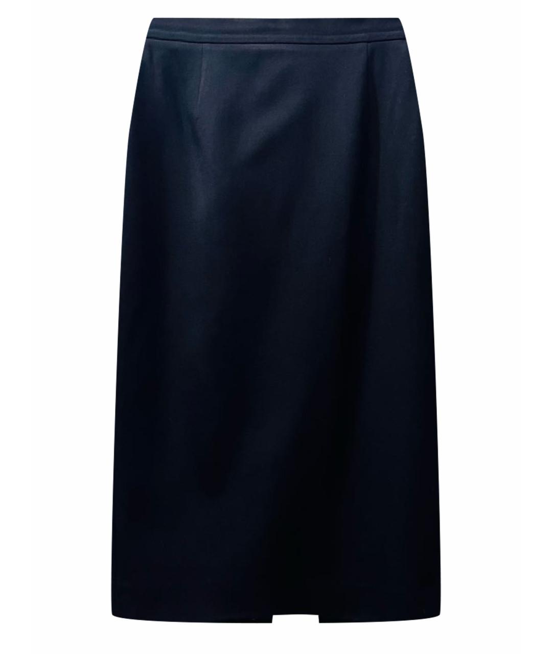 DSQUARED2 Черная шерстяная юбка миди, фото 1