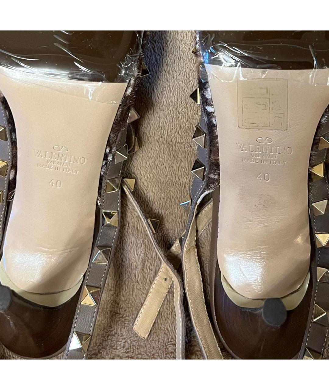 VALENTINO Коричневые туфли, фото 5