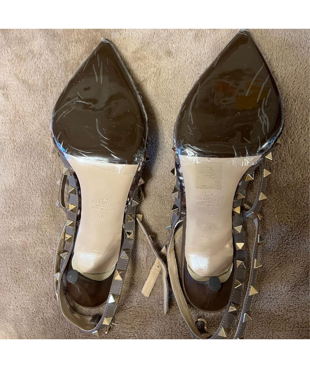 VALENTINO Коричневые туфли, фото 6