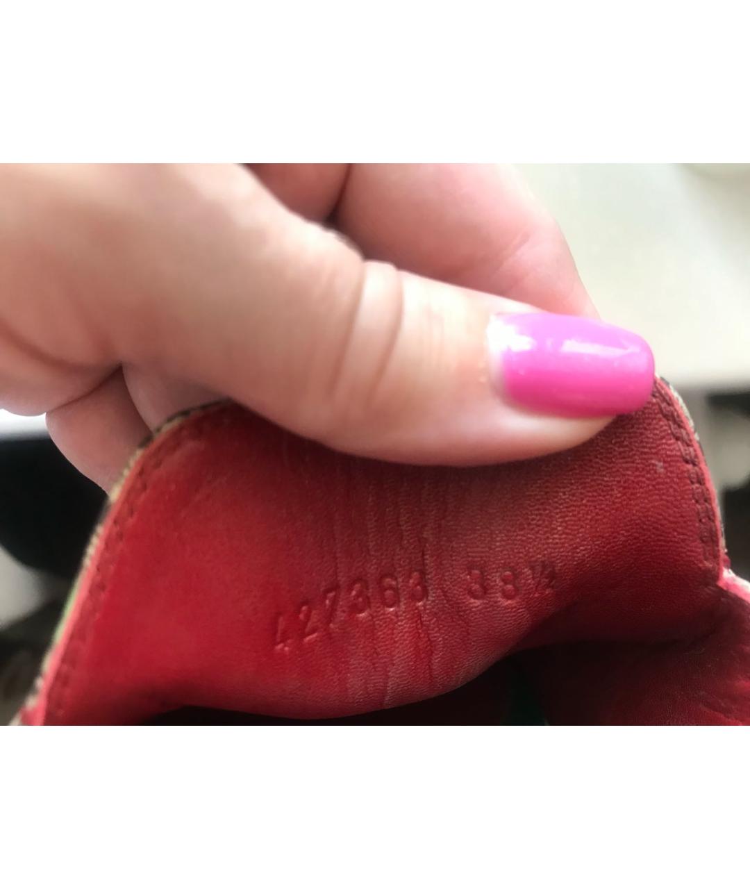 GUCCI Мульти кожаные лоферы, фото 5