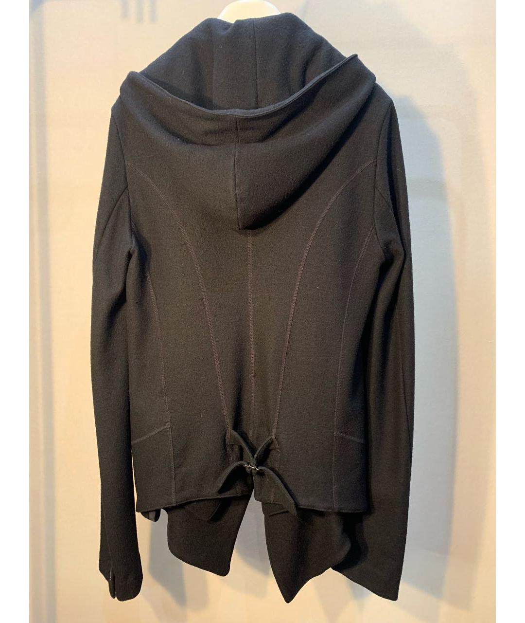 YOHJI YAMAMOTO Черный шерстяной жакет/пиджак, фото 2