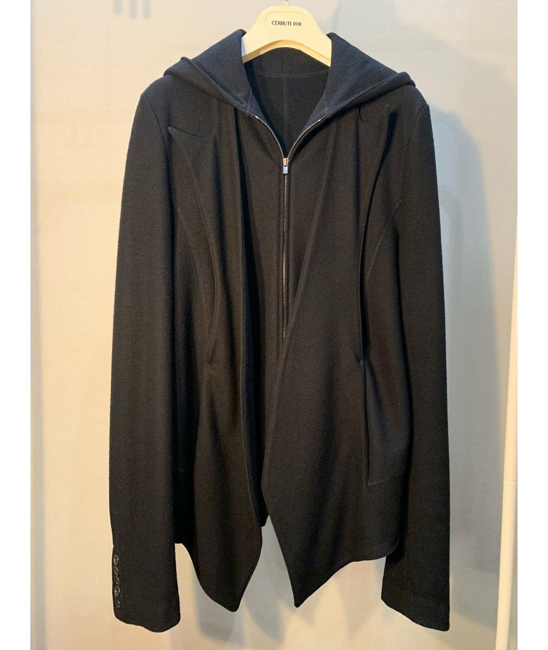 YOHJI YAMAMOTO Черный шерстяной жакет/пиджак, фото 6