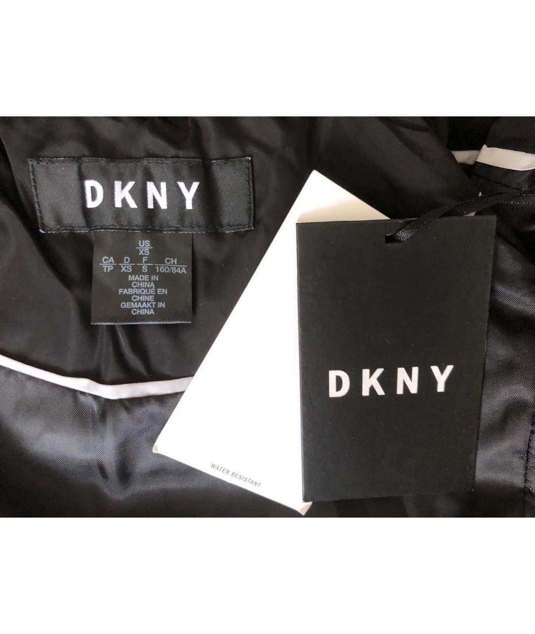 DKNY Черный полиамидовый пуховик, фото 6
