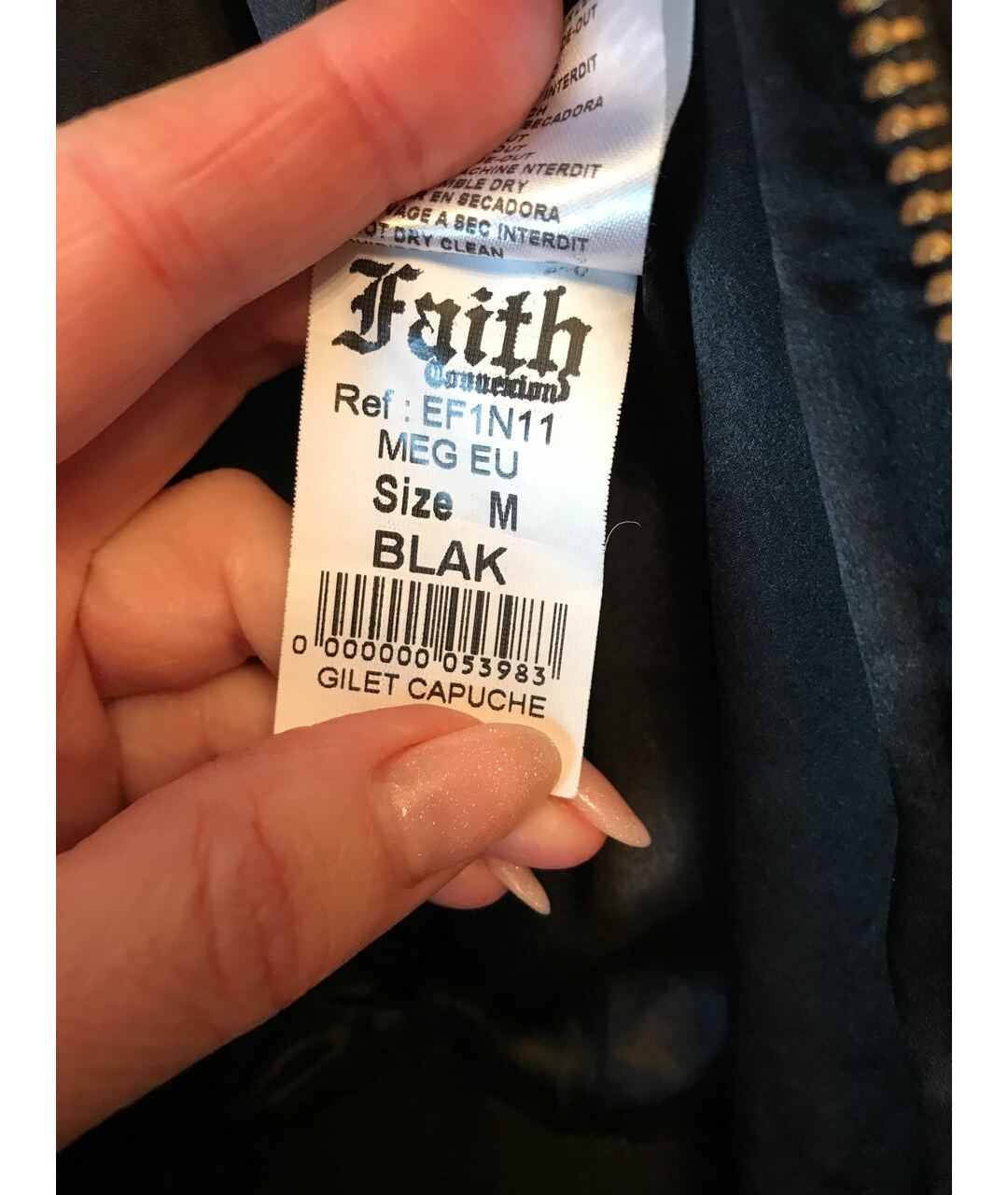 FAITH CONNEXION Черная шелковая куртка, фото 4