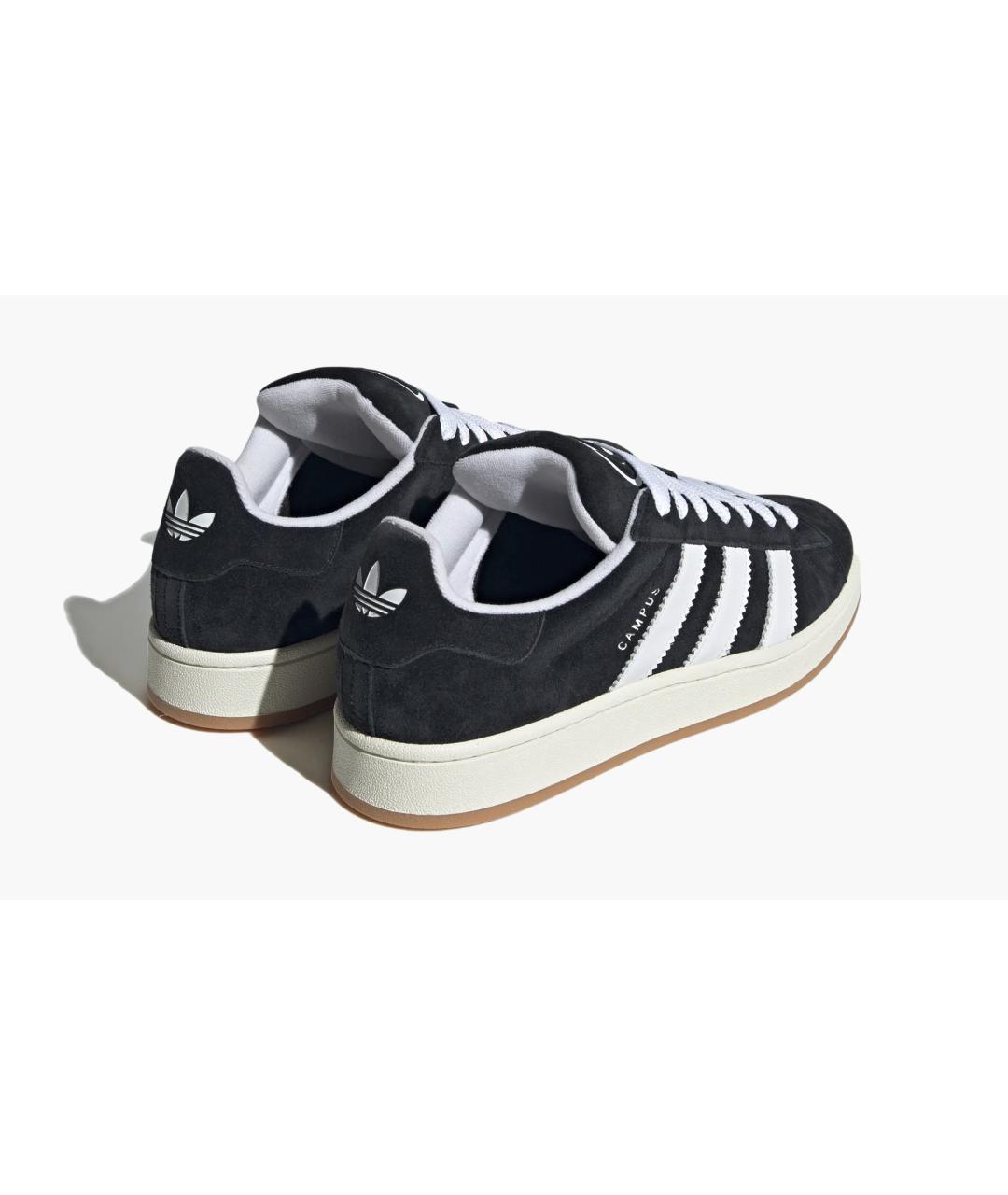 ADIDAS Черные замшевые кроссовки, фото 3