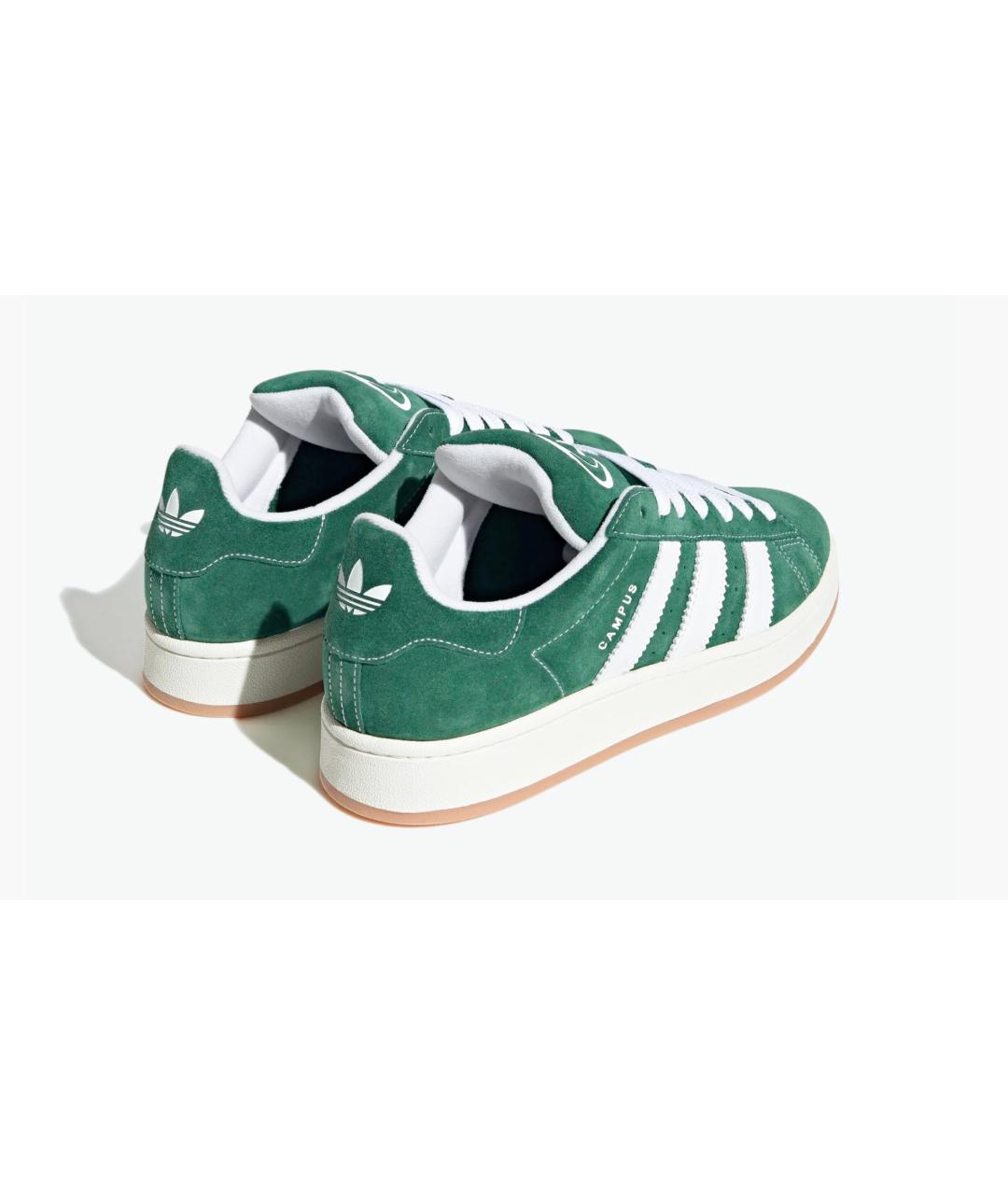 ADIDAS Зеленые замшевые кроссовки, фото 3