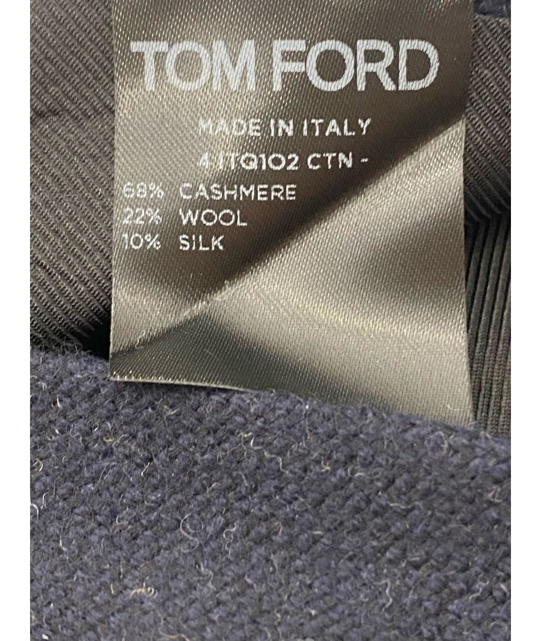 TOM FORD Темно-синий галстук, фото 4