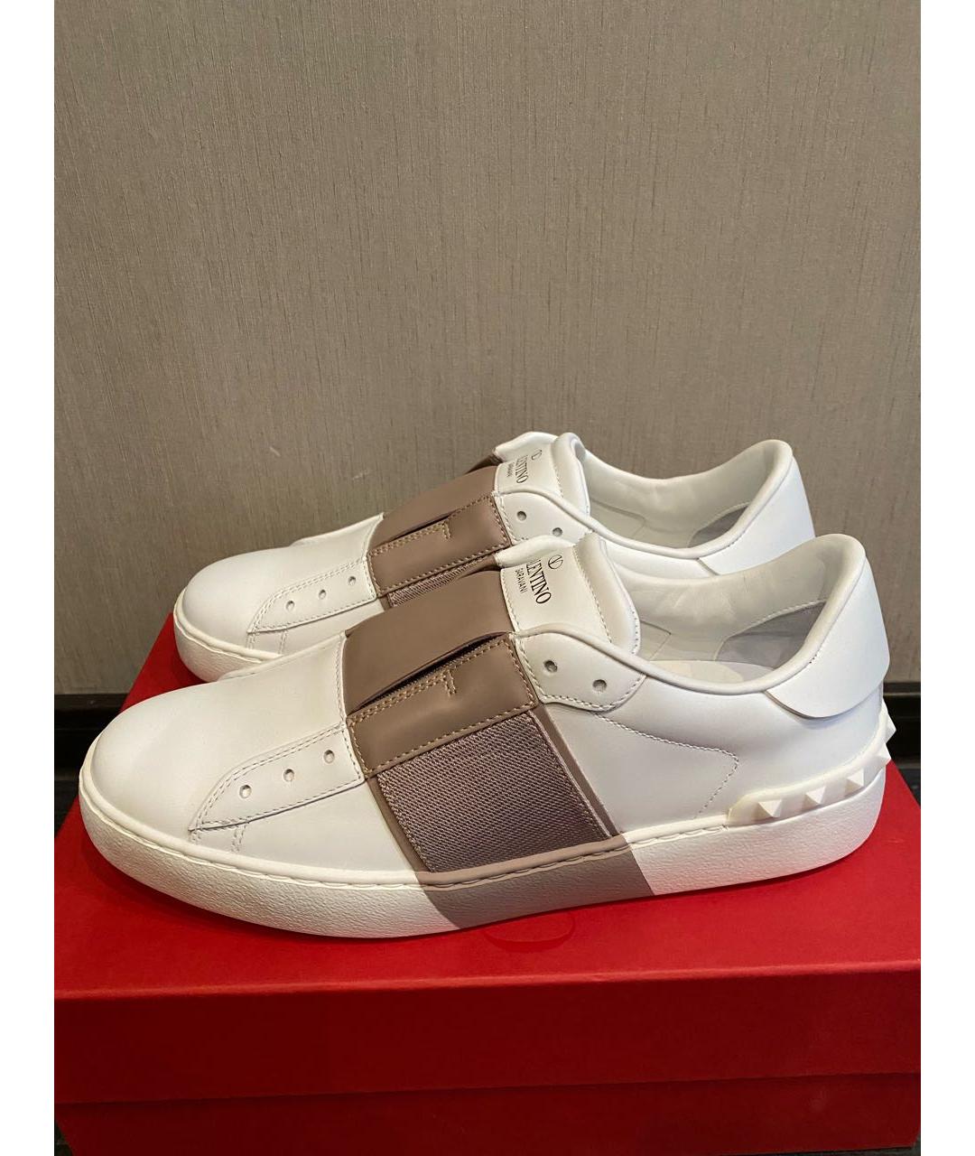 VALENTINO Белые кожаные кеды, фото 7