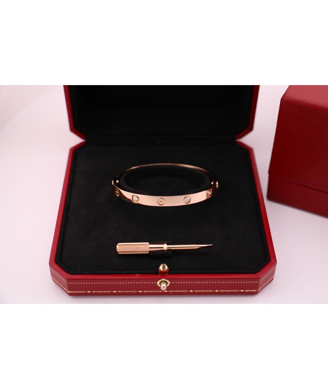 CARTIER Золотой браслет из розового золота, фото 3