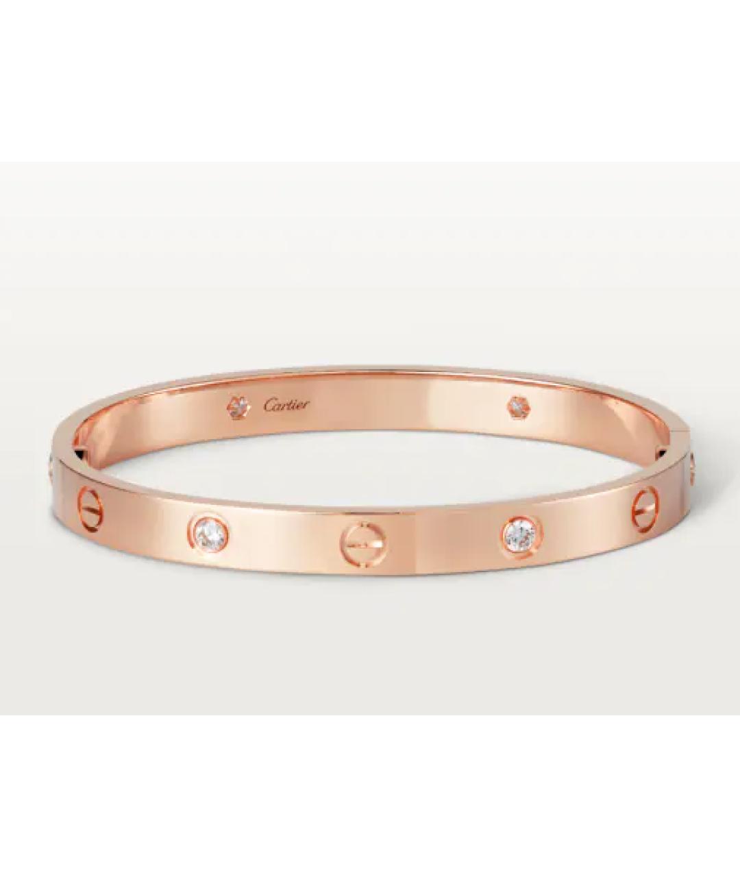 CARTIER Золотой браслет из розового золота, фото 9