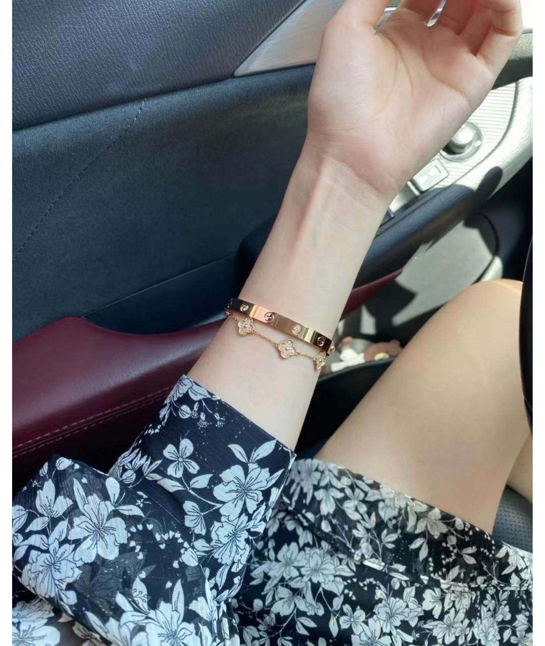 CARTIER Золотой браслет из розового золота, фото 8