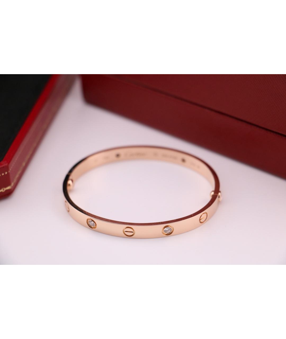 CARTIER Золотой браслет из розового золота, фото 5