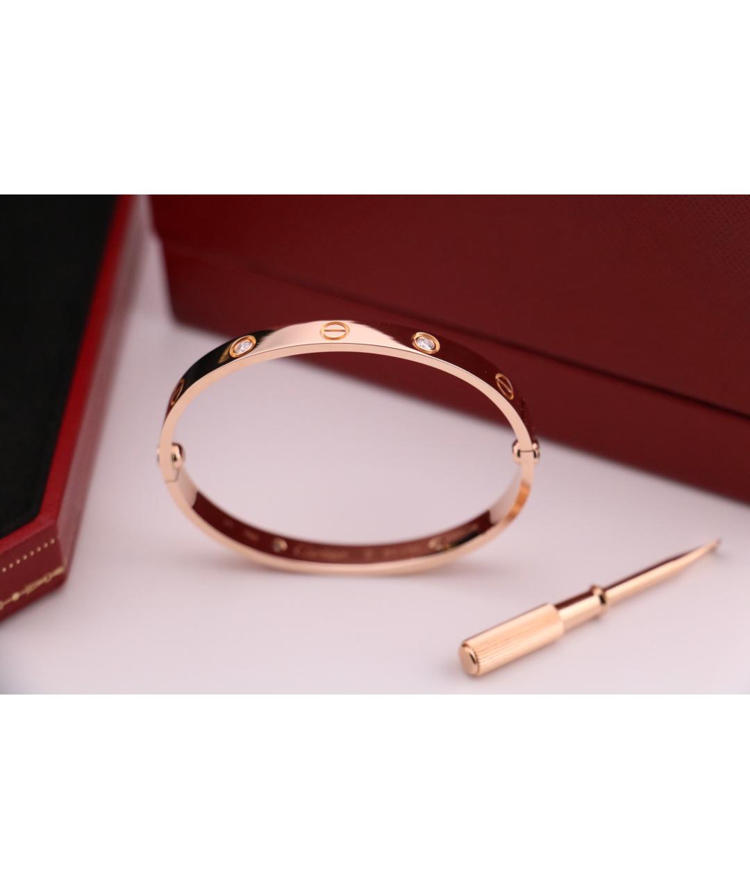 CARTIER Золотой браслет из розового золота, фото 7