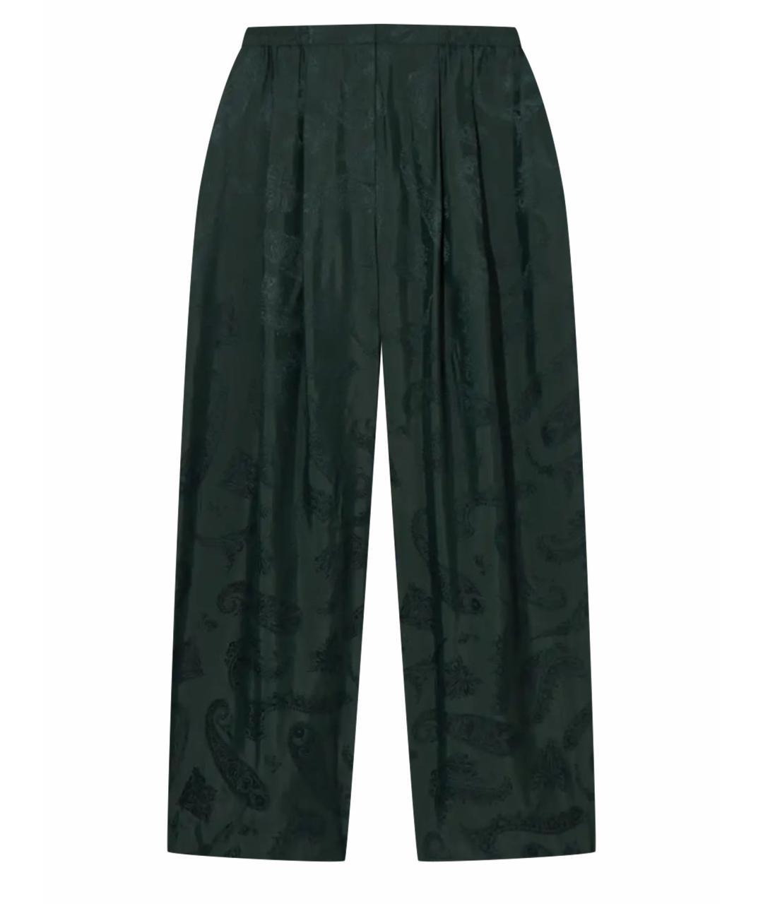 COS Зеленые вискозные брюки широкие, фото 1