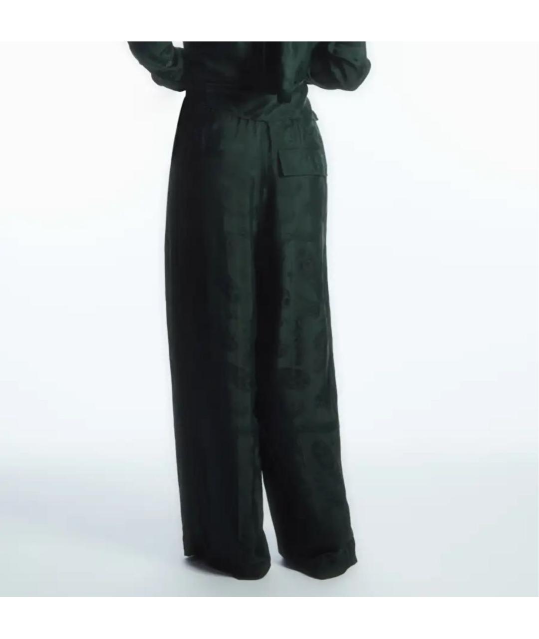 COS Зеленые вискозные брюки широкие, фото 2