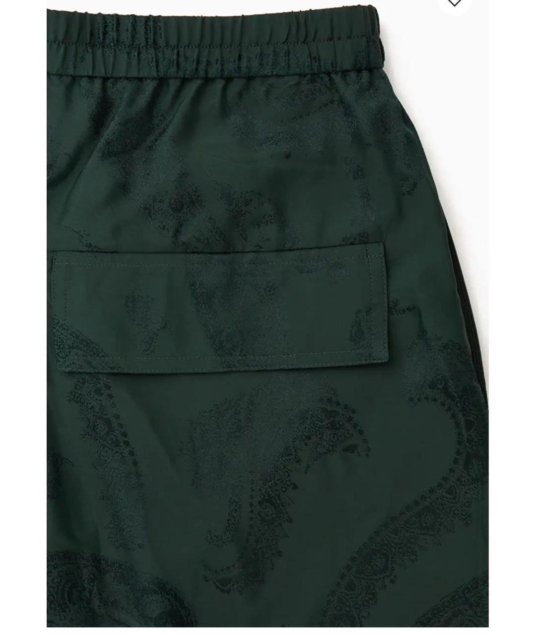 COS Зеленые вискозные брюки широкие, фото 4