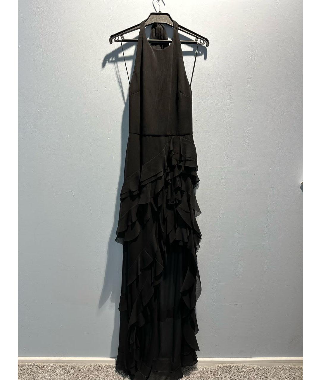 ALICE+OLIVIA Черное полиэстеровое вечернее платье, фото 5