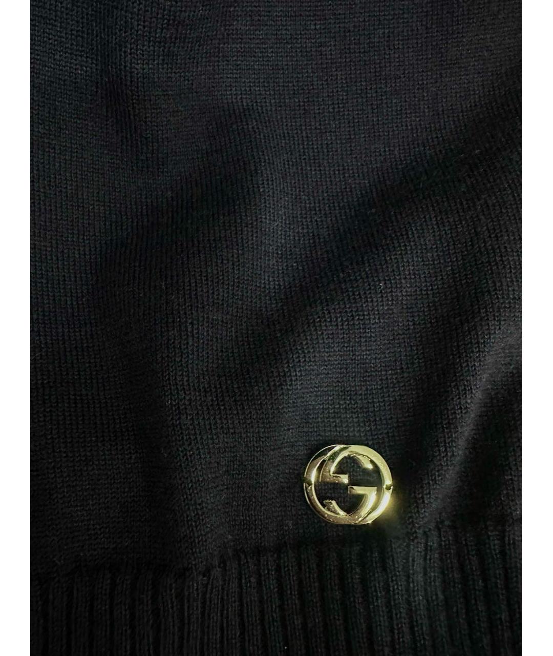 GUCCI Темно-синяя кашемировая блузы, фото 4