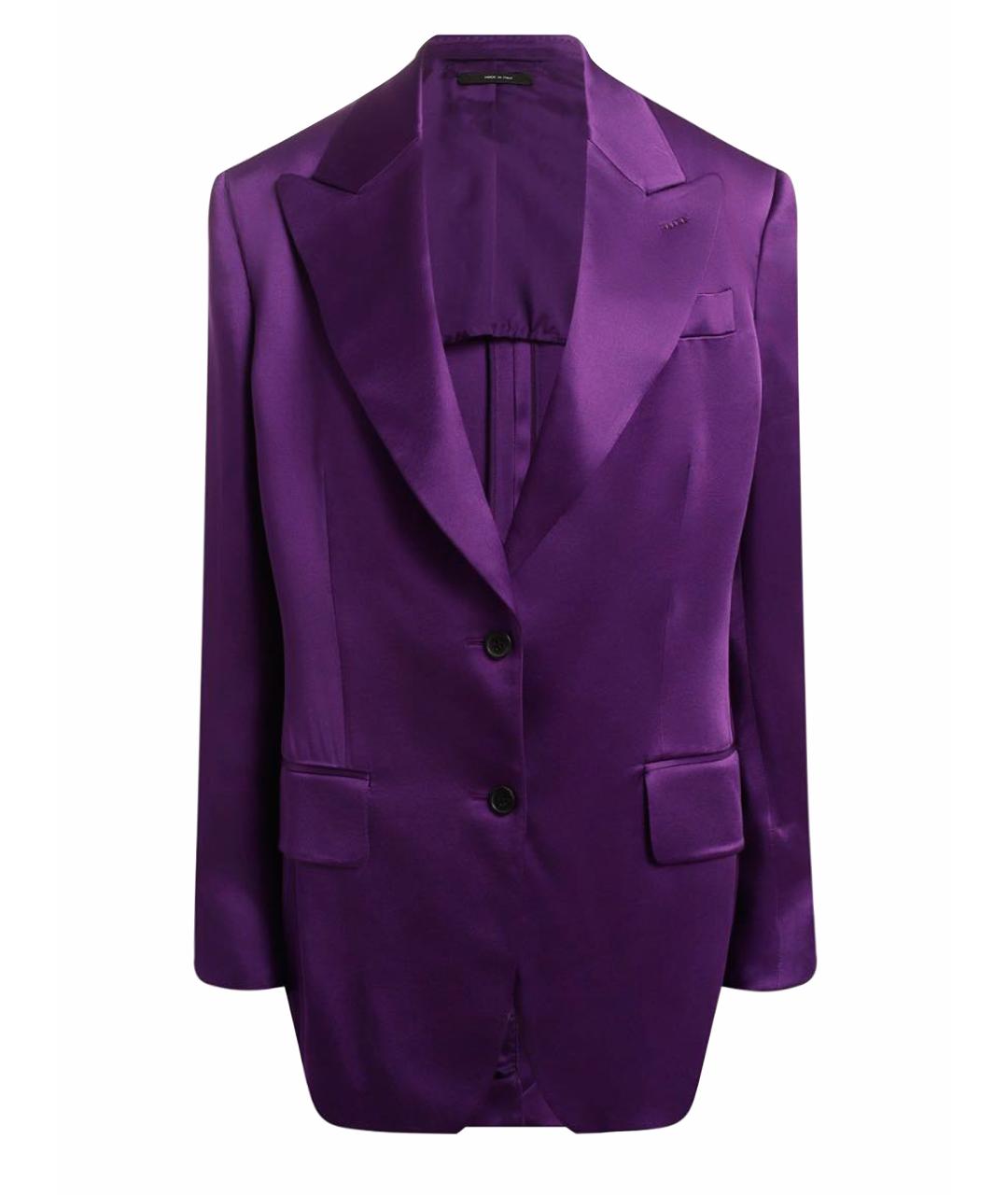 TOM FORD Фиолетовый ацетатный жакет/пиджак, фото 1