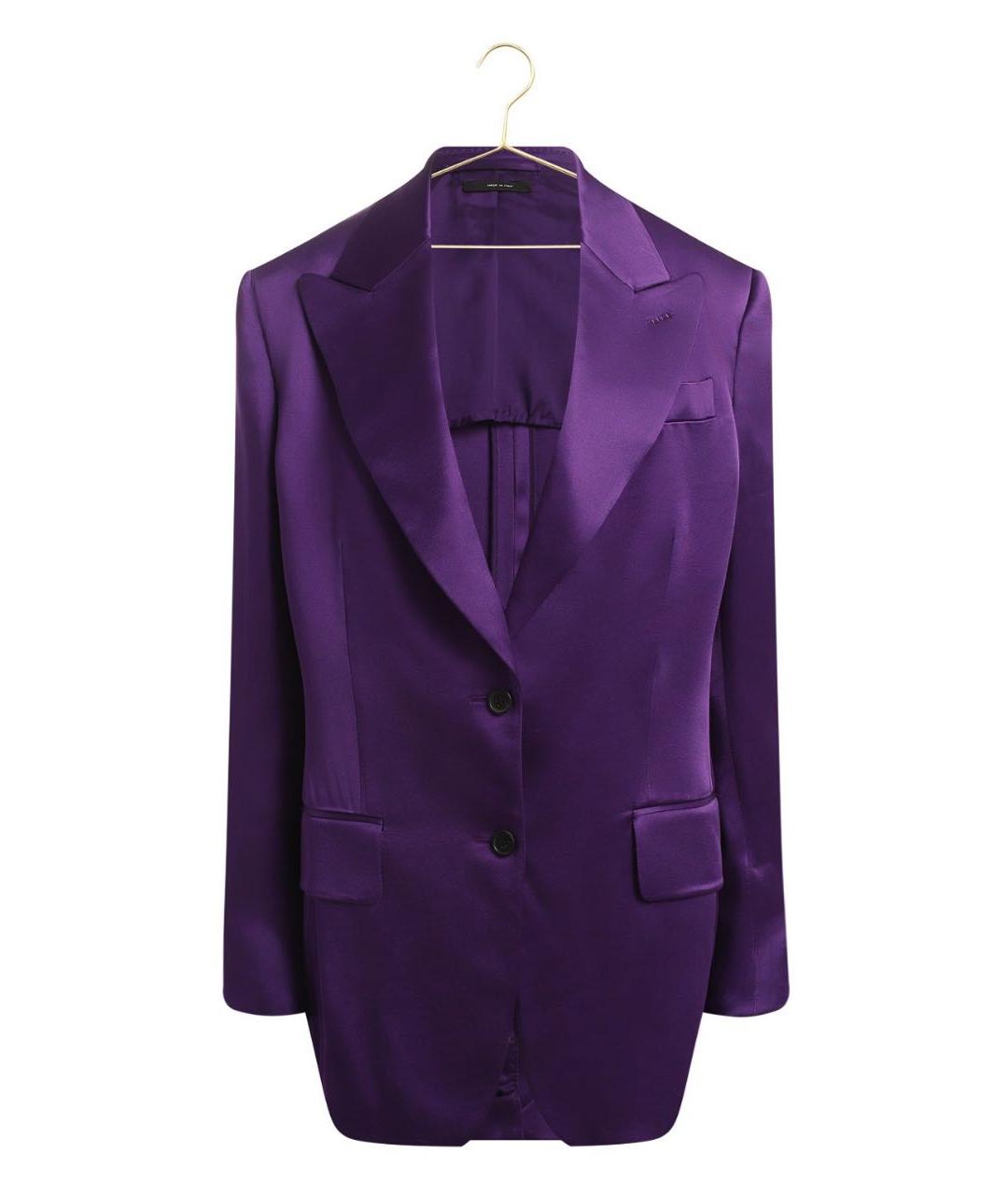 TOM FORD Фиолетовый ацетатный жакет/пиджак, фото 8