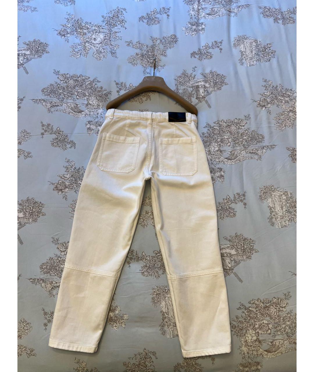 BRUNELLO CUCINELLI Белые хлопковые детские джинсы, фото 2