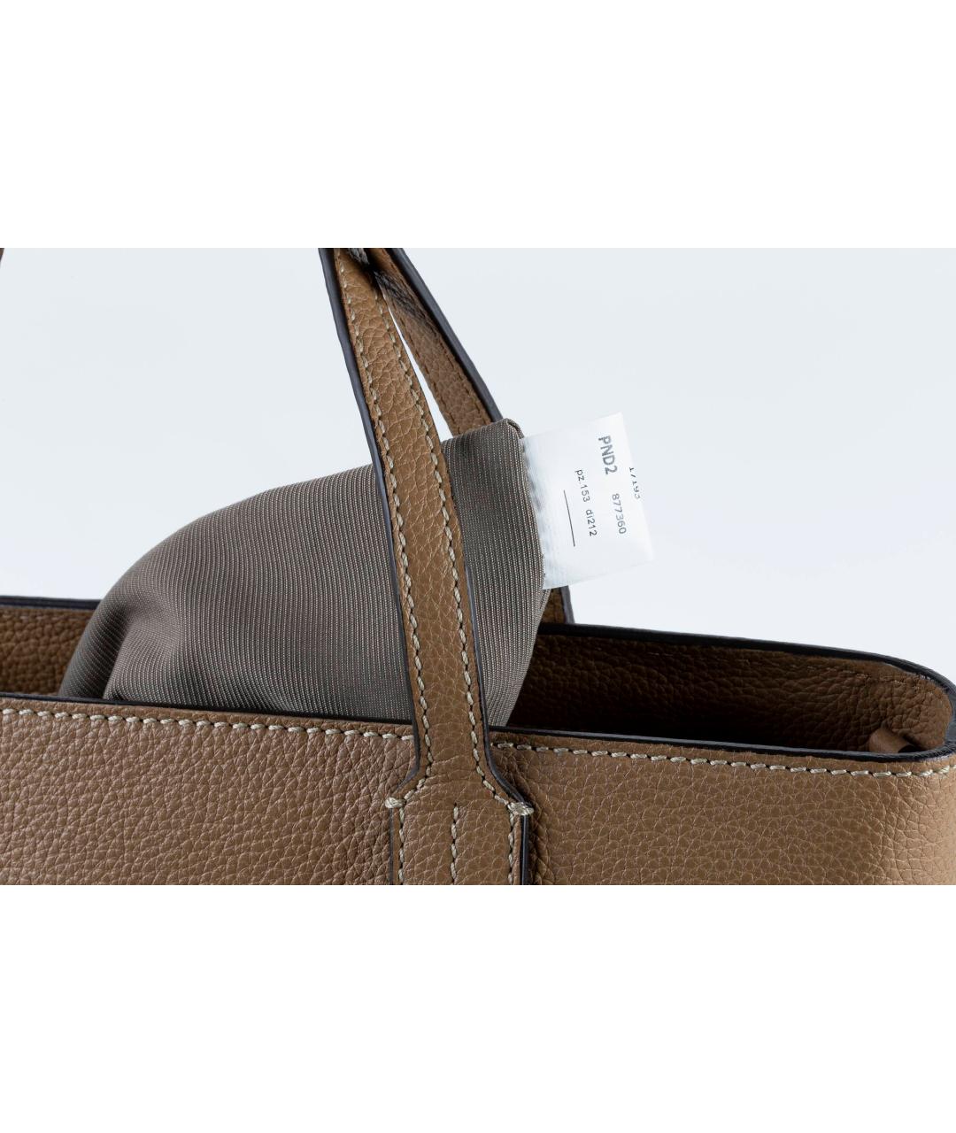FURLA Бежевая кожаная сумка тоут, фото 8