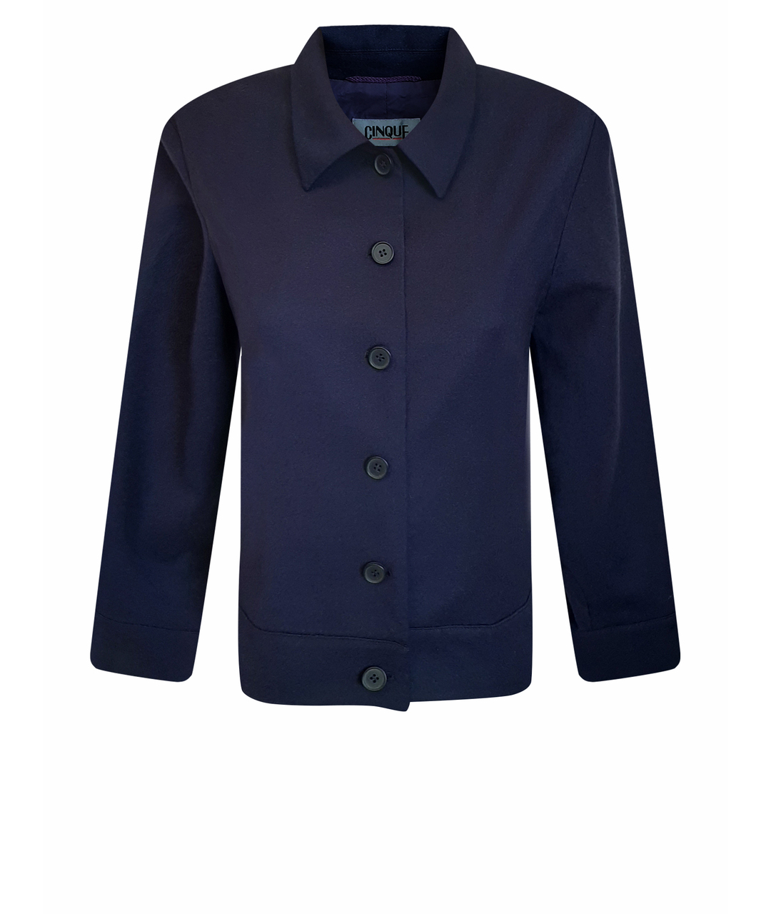 CINQUE Синий шерстяной жакет/пиджак, фото 1