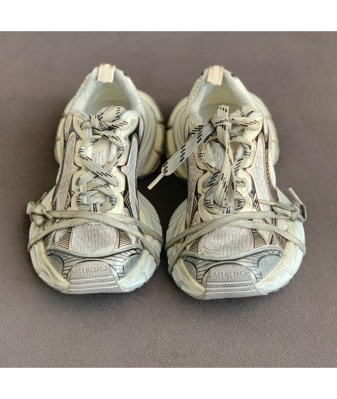BALENCIAGA Серые текстильные кроссовки, фото 2