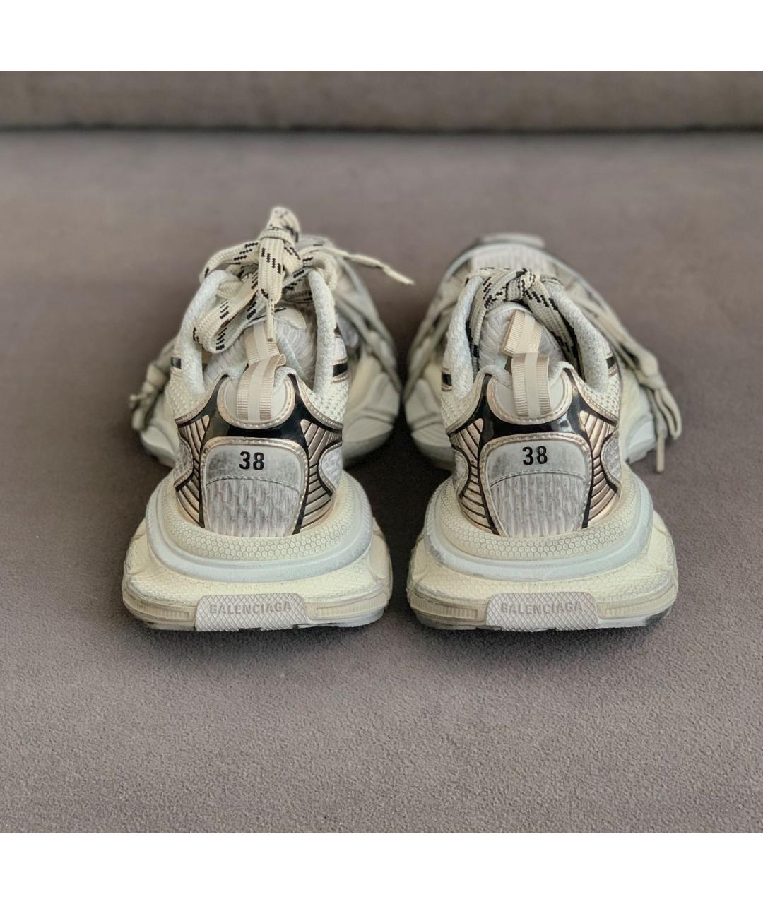 BALENCIAGA Серые текстильные кроссовки, фото 4