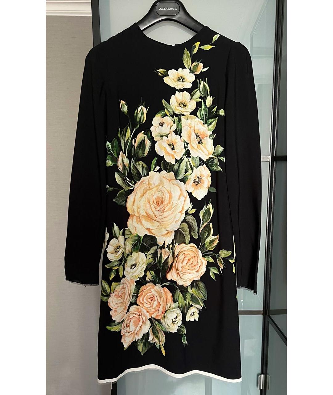 DOLCE&GABBANA Мульти вискозное платье, фото 6