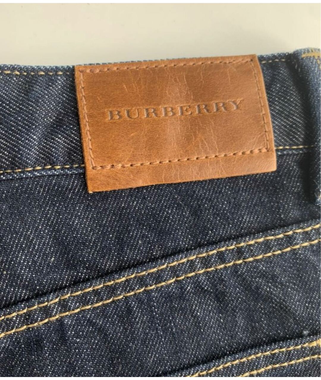 BURBERRY Темно-синие хлопковые детские джинсы, фото 4