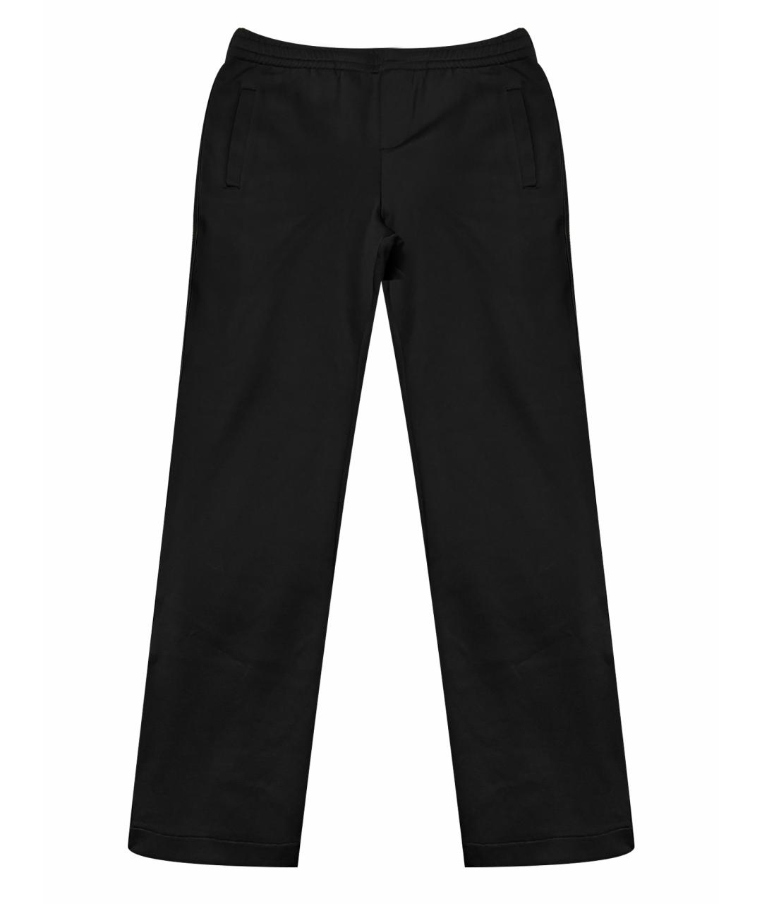 VALENTINO Черные полиамидовые повседневные брюки, фото 1