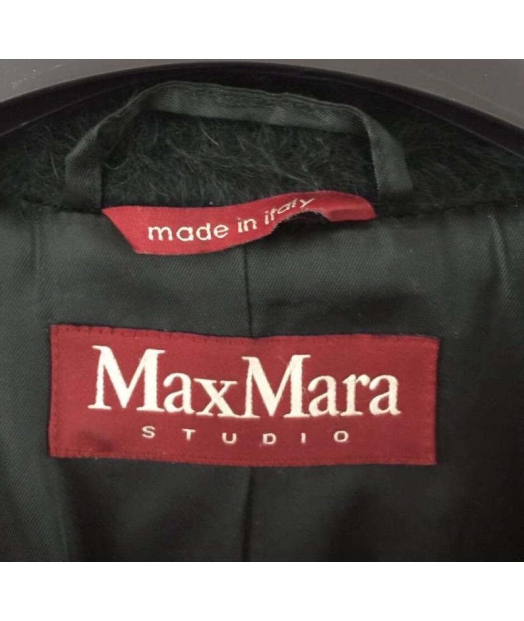 MAX MARA STUDIO Зеленые шерстяное пальто, фото 3