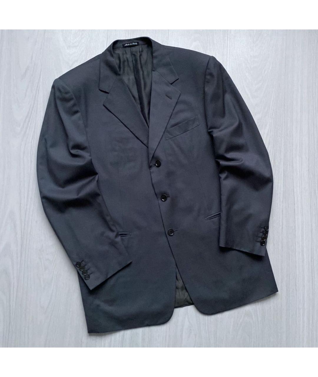 PAL ZILERI Антрацитовый шерстяной пиджак, фото 9