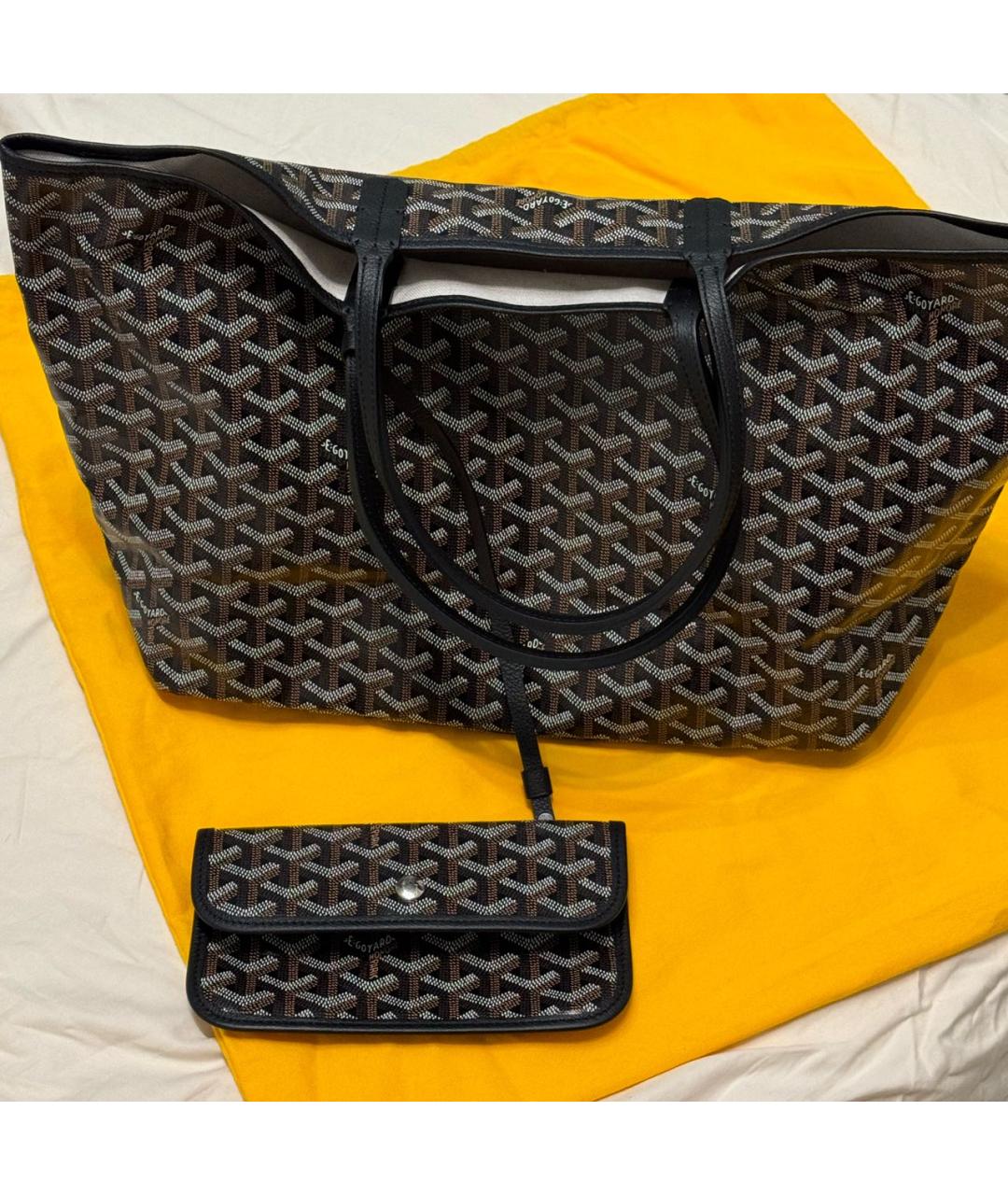 GOYARD Черная сумка тоут, фото 5