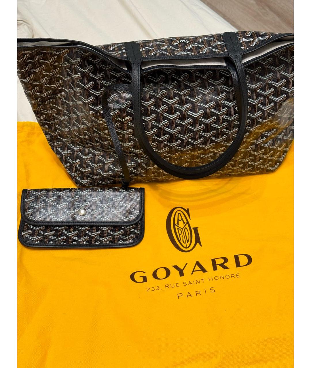 GOYARD Черная сумка тоут, фото 2