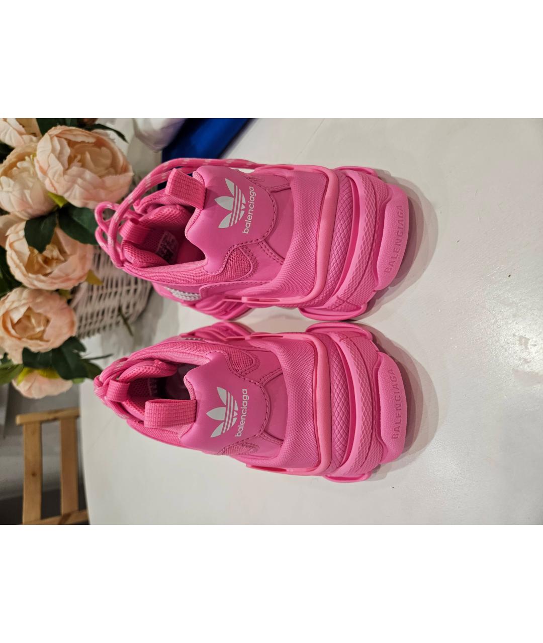 BALENCIAGA Розовые кроссовки, фото 4