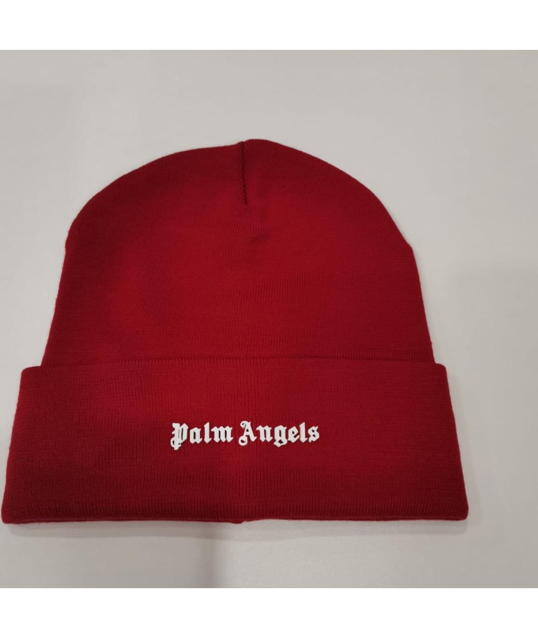 PALM ANGELS Красная шапка, фото 3