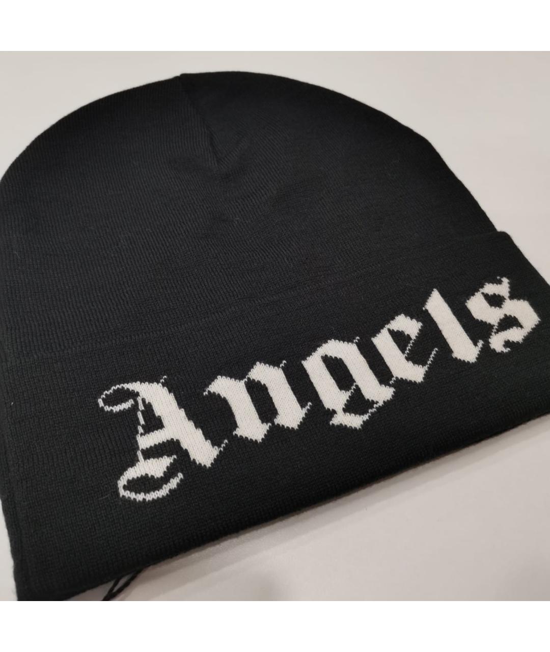 PALM ANGELS Черная шапка, фото 2