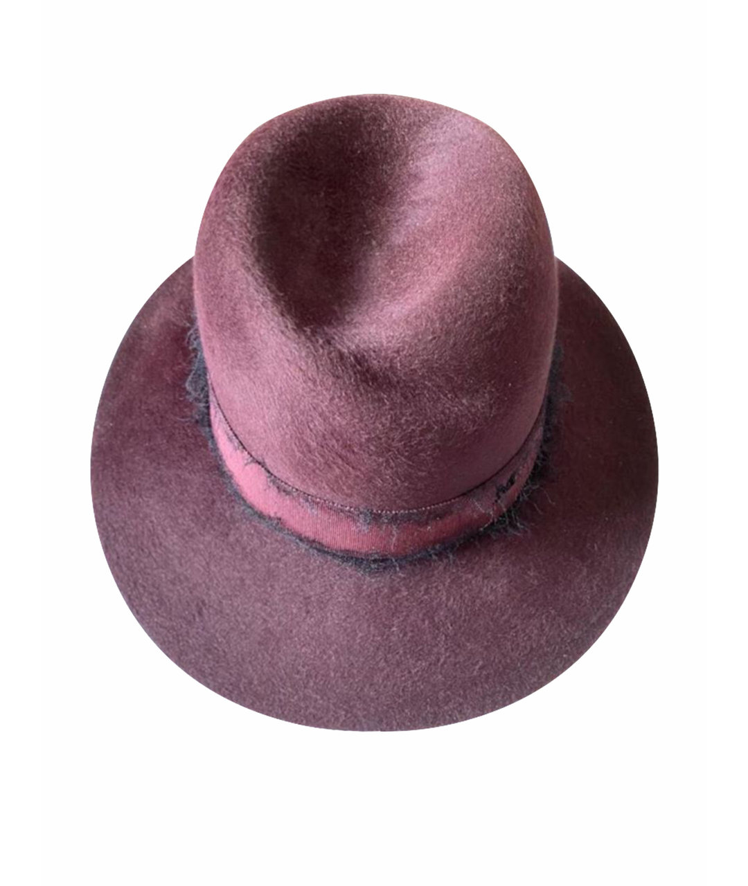 MAISON MICHEL Бордовая кашемировая шляпа, фото 1
