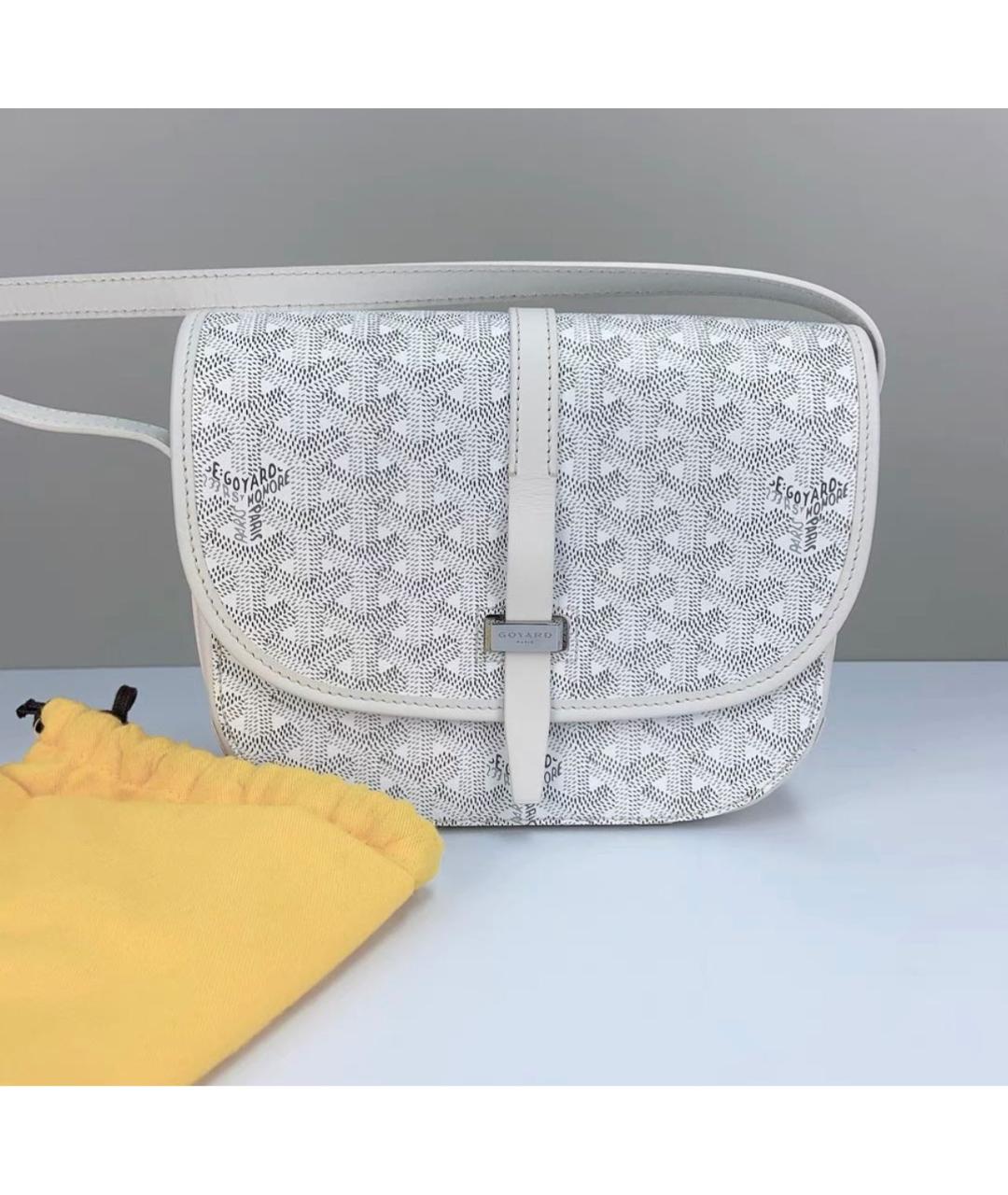 GOYARD Белая сумка через плечо, фото 5