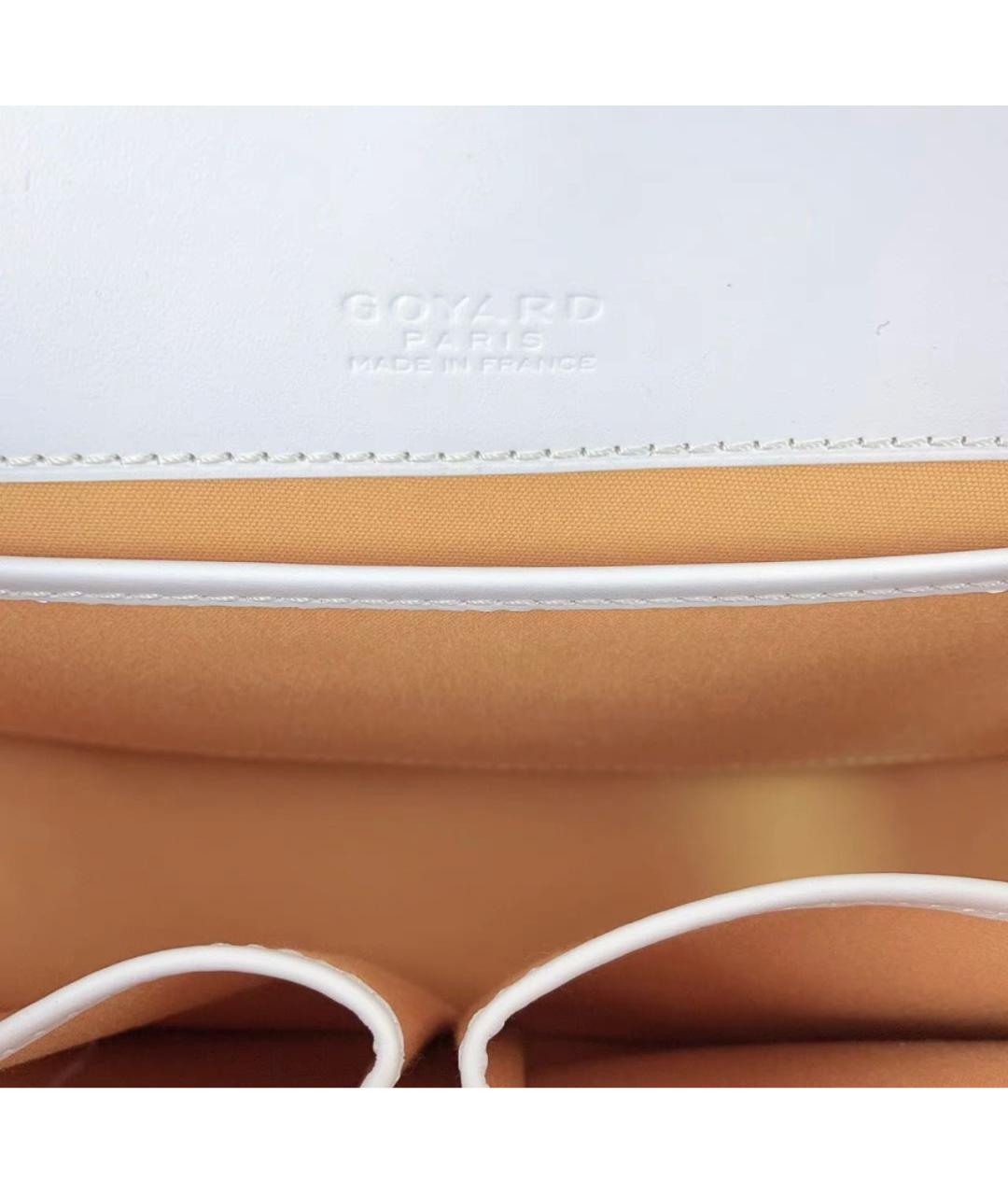 GOYARD Белая сумка через плечо, фото 4